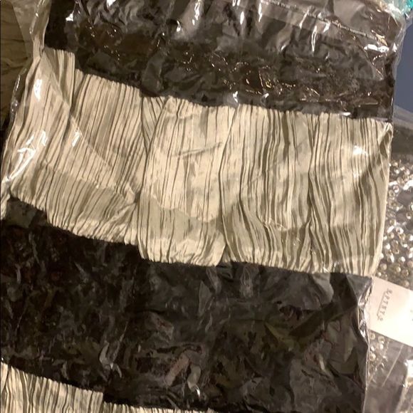 Striped Silk Maxi Skirt With Side Zipper - Picture 6 of 8